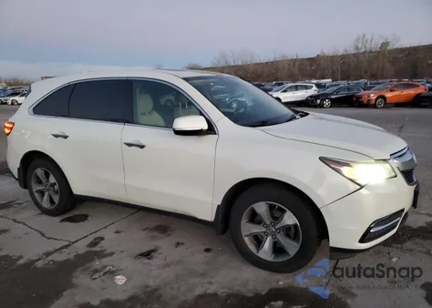 2016 Acura Mdx z USA, uszkodzony, nr VIN 5FRYD4H22GB039350